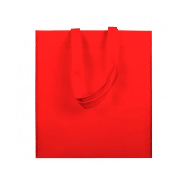 Non-Woven Bag with Short Handles Red 38x42cm (200 Units)