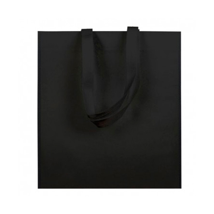 Non-Woven Bag with Short Handles Black 38x42cm (200 Units)