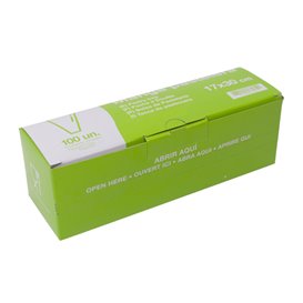 Non-Woven PREMIUM Foldable Foldable Bag with Short Handles Black 35+20x40cm (100Units)