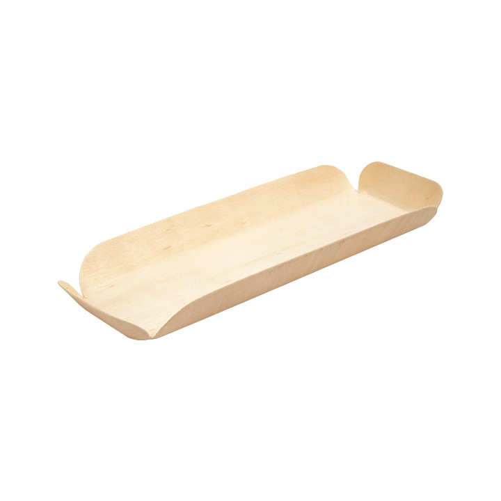 Wood Backing Tray Rectangular 22x8x2 cm (50 Units) 