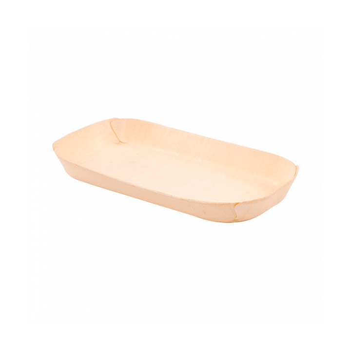 Wood Backing Tray Rectangular 14,5x7x1,3 cm (200 Units)