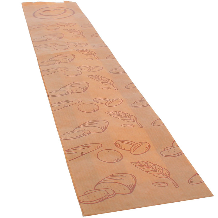 Paper Food Bag "Panes" 9+5x50cm (1000 Units)