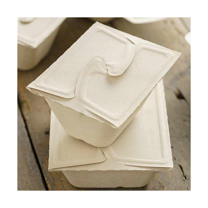 Package Sugarcane MenuBox 21x15x5cm 1000ml. (75 Units)