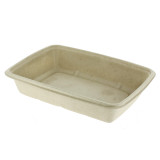 Sugarcane Container PLA 950ml 23x16,5x5cm (75 Units)  