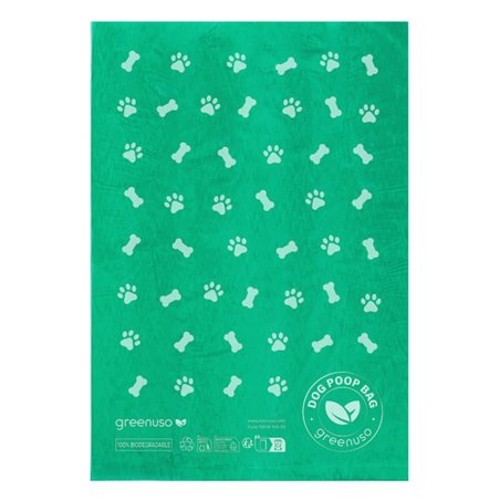 100% biodegradable dog waste bag 18 x 26 cm