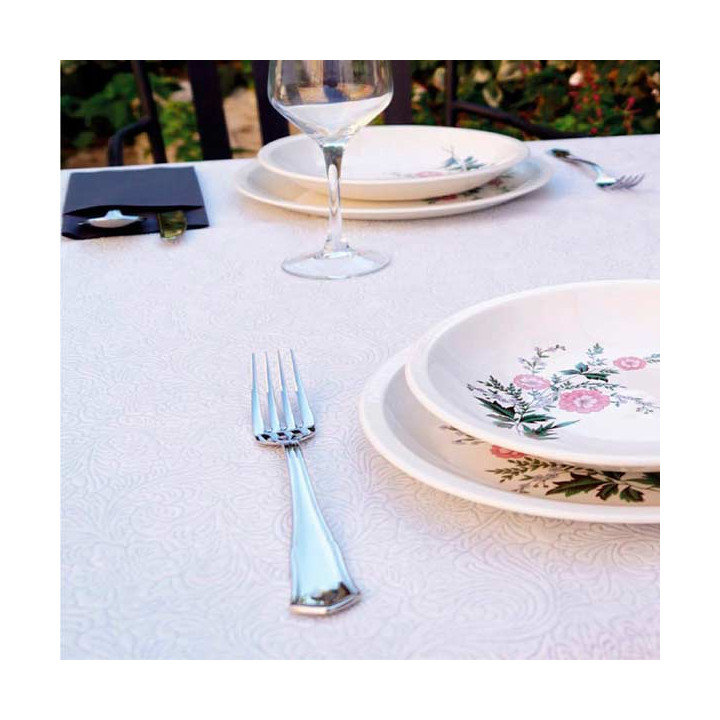 Non-Woven PLUS Tablecloth White 100x100cm (150 Units) 
