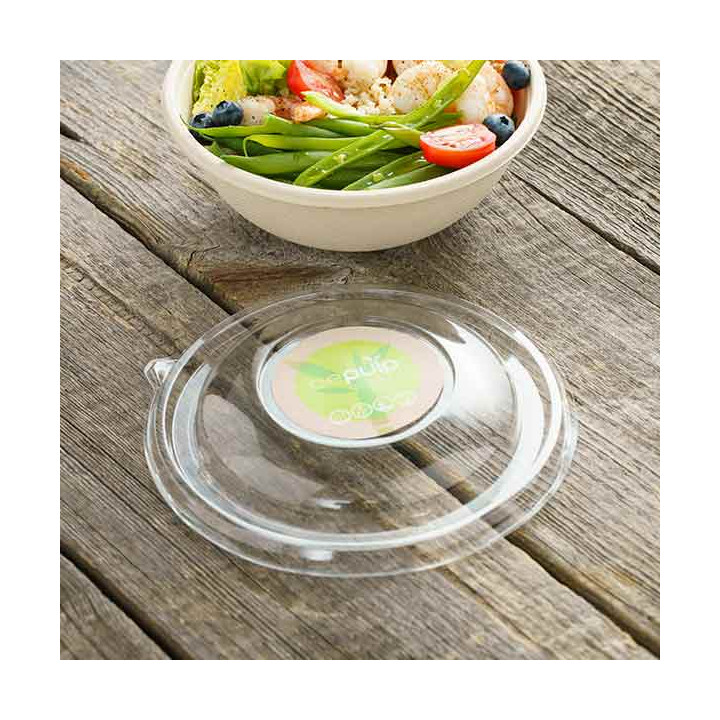 Plastic Lid RPET Crystal for Bowl Ø17cm (300 Units)  