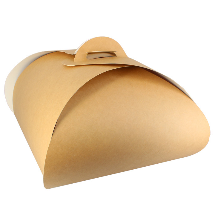 Kraft Paper Cake Box 24x24x14cm (25 Units)