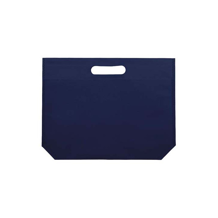 Non-Woven Bag with Die-cut Handles Electric Blu 34+8x26cm (200 Units)