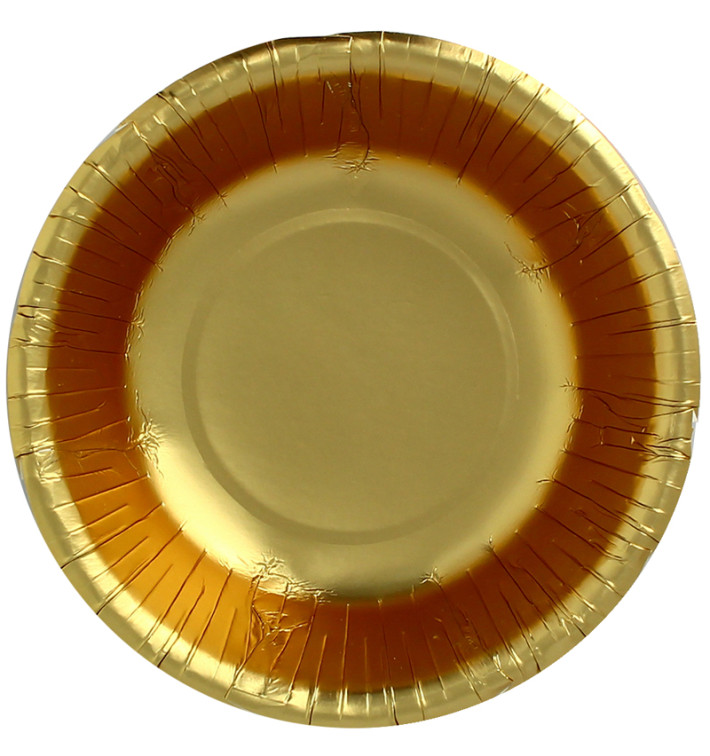 Paper Bowl "Party" Gold Ø16cm (90 Units)