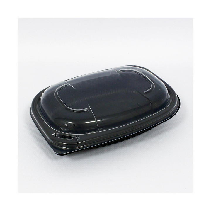 Plastic Container PP Rectangular Shape 400ml 19x14x3,2cm (480 Units)