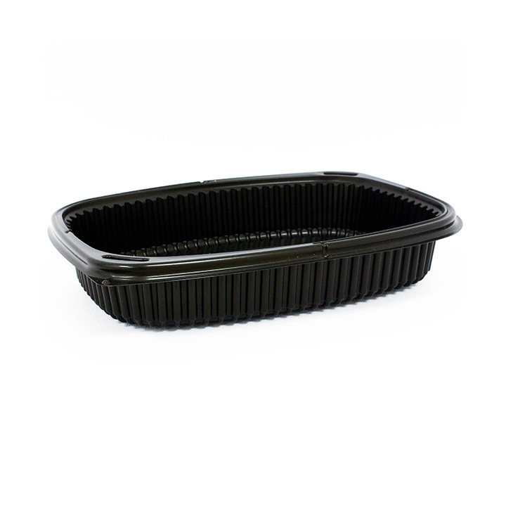 Plastic Container PP Rectangular Shape 1250ml 25,5x18,9x4,5cm (40 Units) 