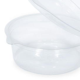 Plastic Container APET Round shape Transparente 250ml Ø12cm (40 Units) 