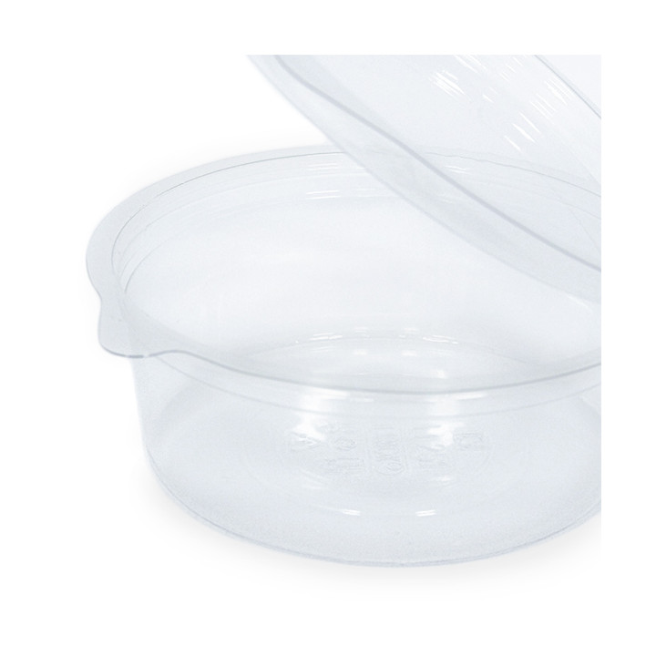 Plastic Container APET Round shape Transparente 250ml Ø12cm (40 Units) 