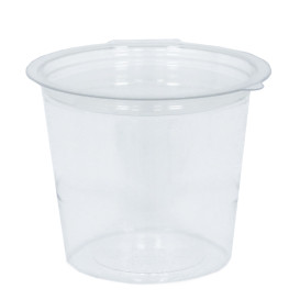 Plastic Container APET Round shape Transparente 125ml Ø7cm (81 Units)