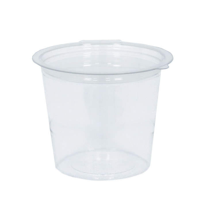 Plastic Container APET Round shape Transparente 125ml Ø7cm (81 Units)