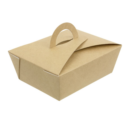 Kraft Doggy Bag Box with handle 750 ml