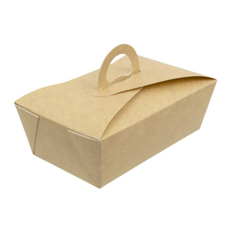 Kraft Doggy Bag Box with handle 1000 ml