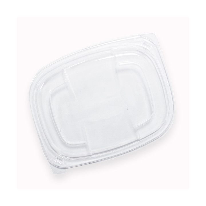 Plastic Lid Translucent Container PP 250/350 and 450ml 14,2x11,1x2cm (20 Units) 