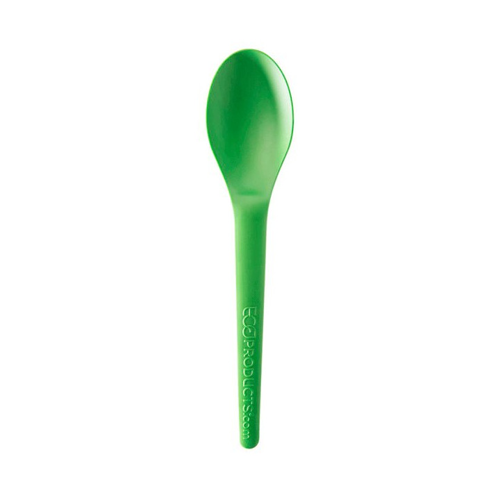 Cornstarch Teaspoon Green CPLA 12cm (100 Units)