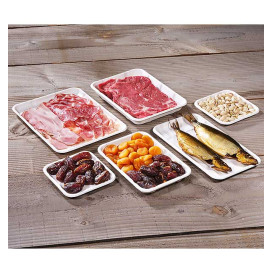 Sugarcane Tray White 24,2x18,3cm (50 Units)  