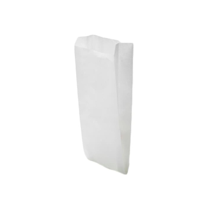 Paper Food Bag White 14+7x24cm (250 Units)  