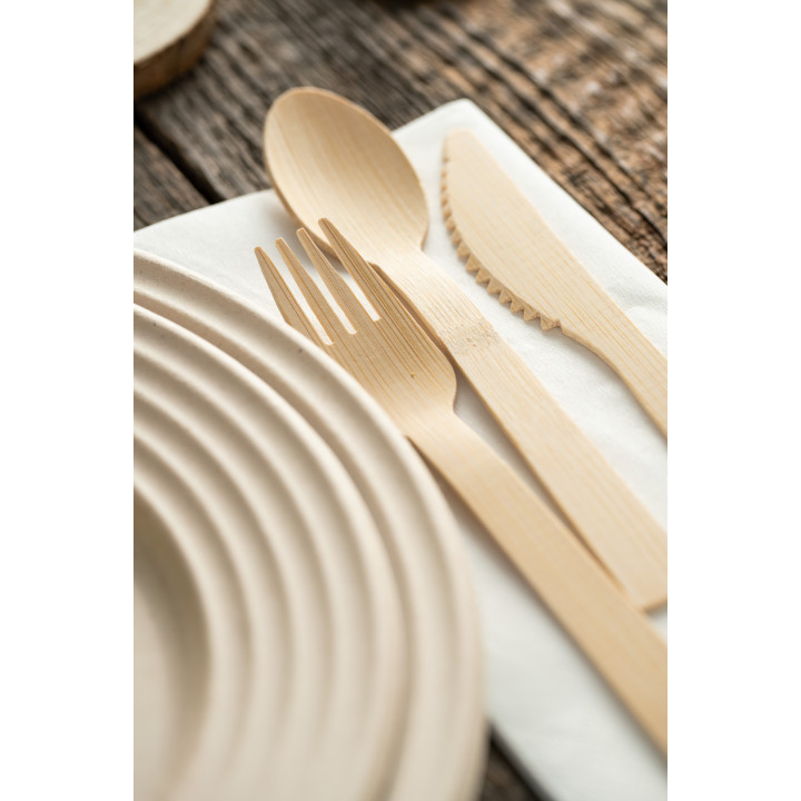 Bamboo Spoon 17cm (50 Units) 