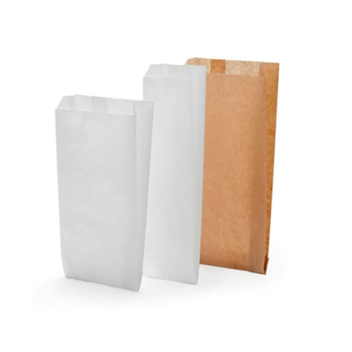 Paper Food Bag Kraft 12+6x20cm (1000 Units)