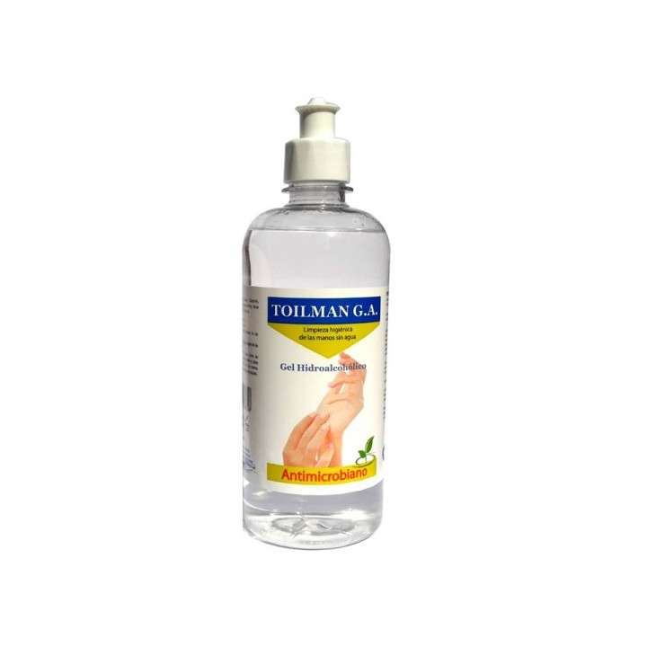 Antibacterial Hydroalcoholic Sanitary Gel 500ml (12 Units)