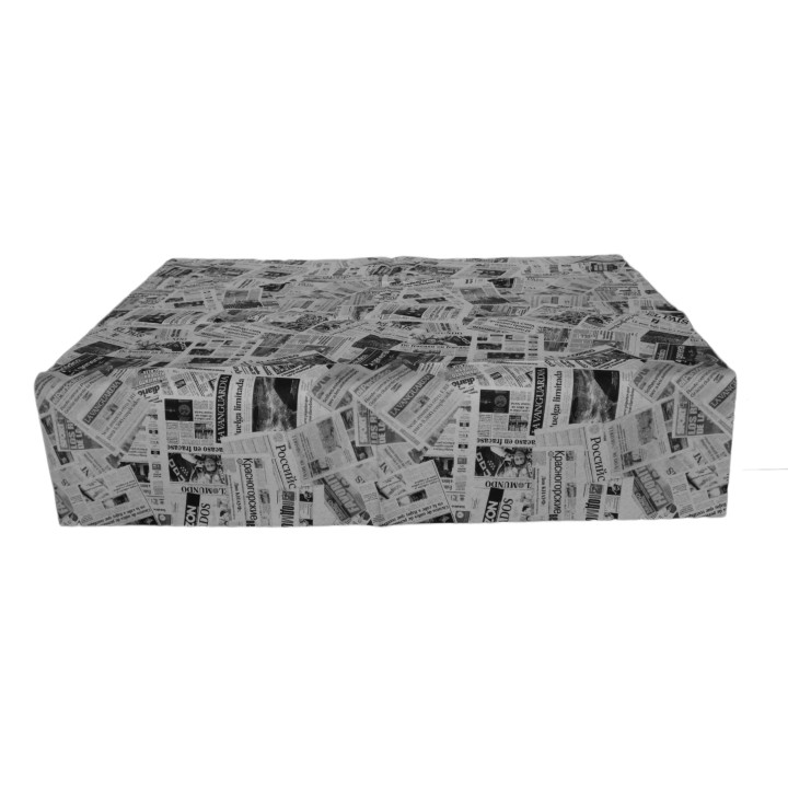 Pre-Cut Paper Tablecloth 1,2x1,2m White "Prensa" 37g 1,2x1,2m (300 Units)