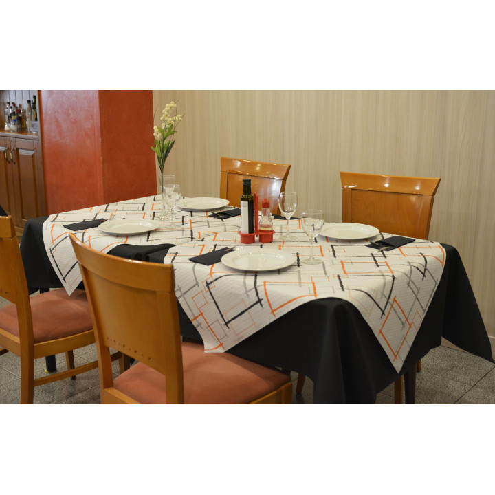 Pre-Cut Paper Tablecloth "Marcos Nena" 37g 1,2x1,2m (300 Units)  
