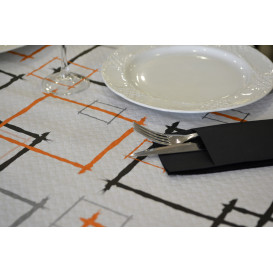 Pre-Cut Paper Tablecloth "Marcos Nena" 37g 1,2x1,2m (300 Units)  