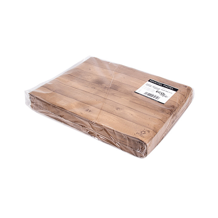 Paper Placemats 30x40cm Kraft "Hout" 40g (1000 Units)
