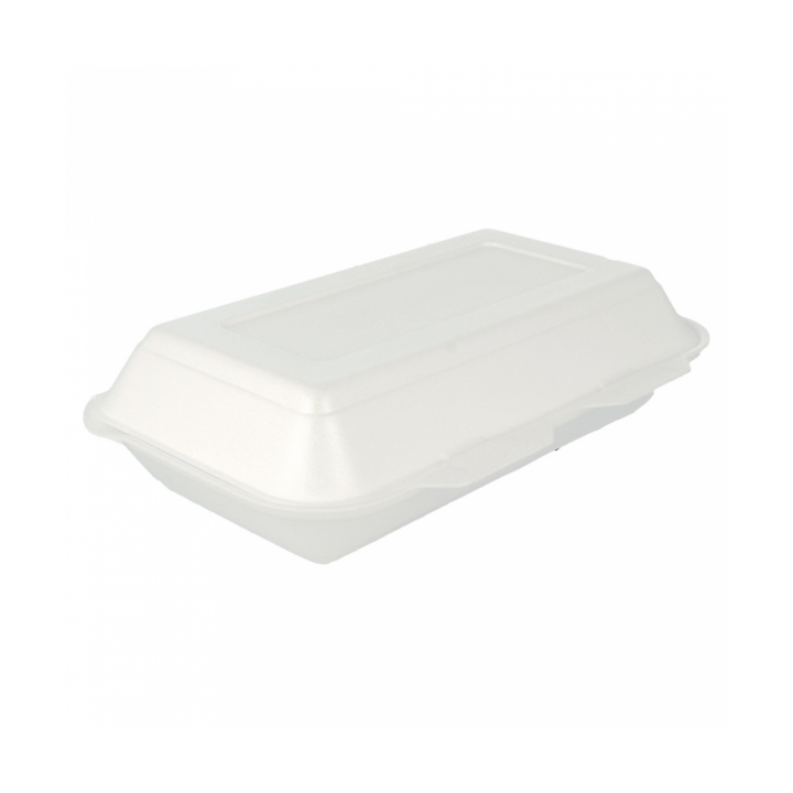 Foam Baguette Container White 2,40x1,55x0,70cm (125 Units)  