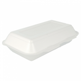 Foam Baguette Container White 2,40x1,55x0,70cm (500 Units)
