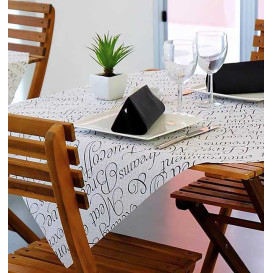 Novotex Tablecloth Roll White "Buen Provecho" P40cm 1,2x50m (6 Units)