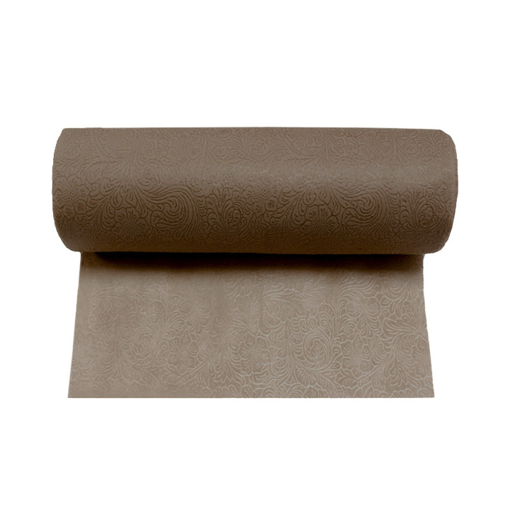 Non-Woven PLUS Tablecloth Roll Brown 0,40x45m P30cm (1 Unit) 