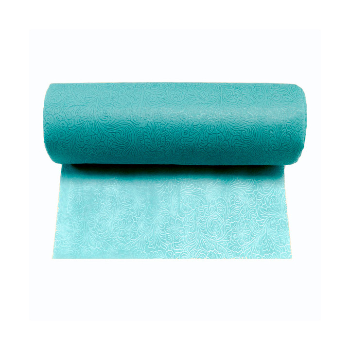 Non-Woven PLUS Tablecloth Roll Turquoise 1,2x45m P40cm (1 Unit) 