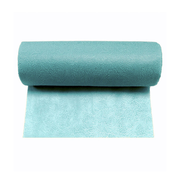 Non-Woven PLUS Tablecloth Roll Turquoise 0,40x45m P30cm (6 Units) 