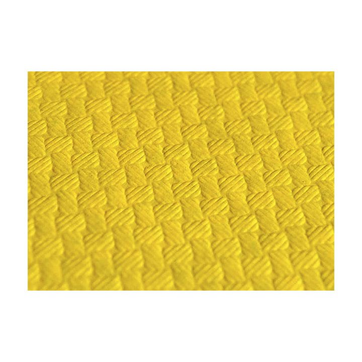 Pre-Cut Paper Tablecloth Yellow 40g 1,2x1,2m (300 Units)  