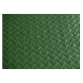Pre-Cut Paper Tablecloth Green 40g 1,2x1,2m (300 Units)  