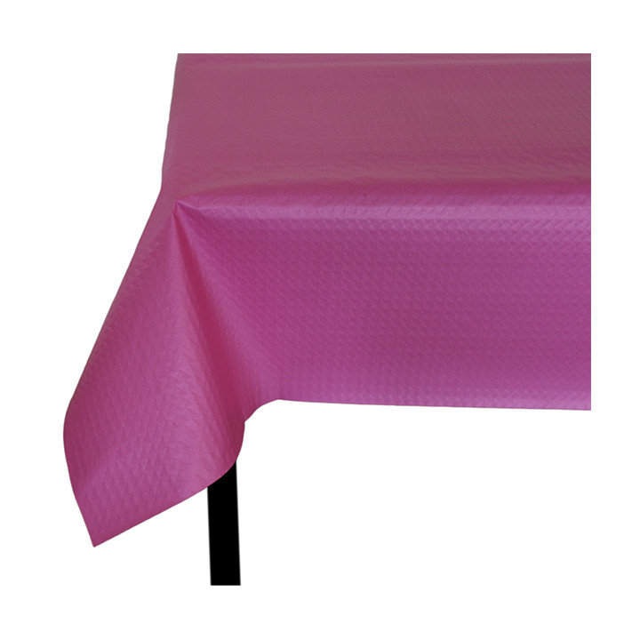 Pre-Cut Paper Tablecloth Fuchsia 40g 1,2x1,2m (300 Units)  