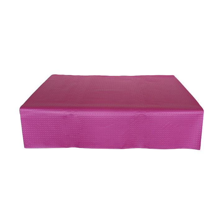 Pre-Cut Paper Tablecloth Fuchsia 40g 1,2x1,2m (300 Units)  