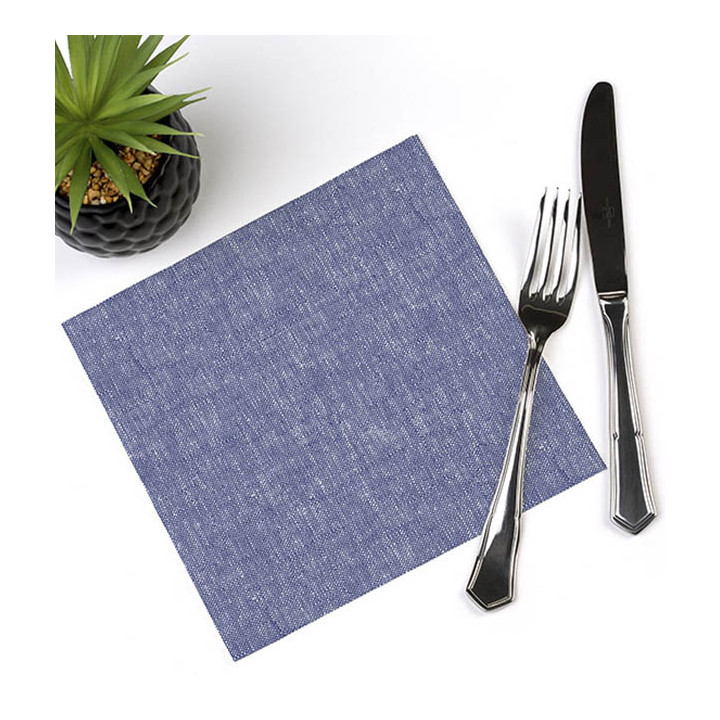 Paper Napkin Double Point "Cow Boys Blue" 40x40cm (600 Units) 