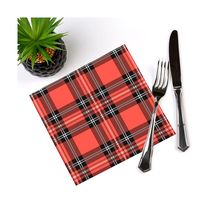 Paper Napkin Double Point "Glasgow" 40x40cm (600 Units) 