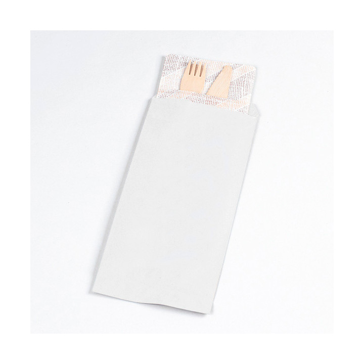 Paper Cutlery Envelopes White 11x24cm (1000 Units)