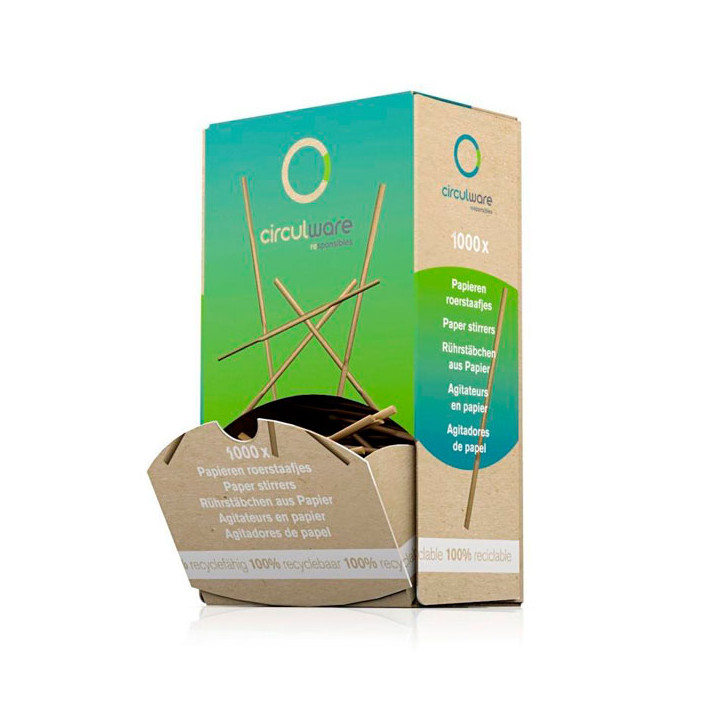 Paper Coffee Stirrer 14cm (7000 Units) 