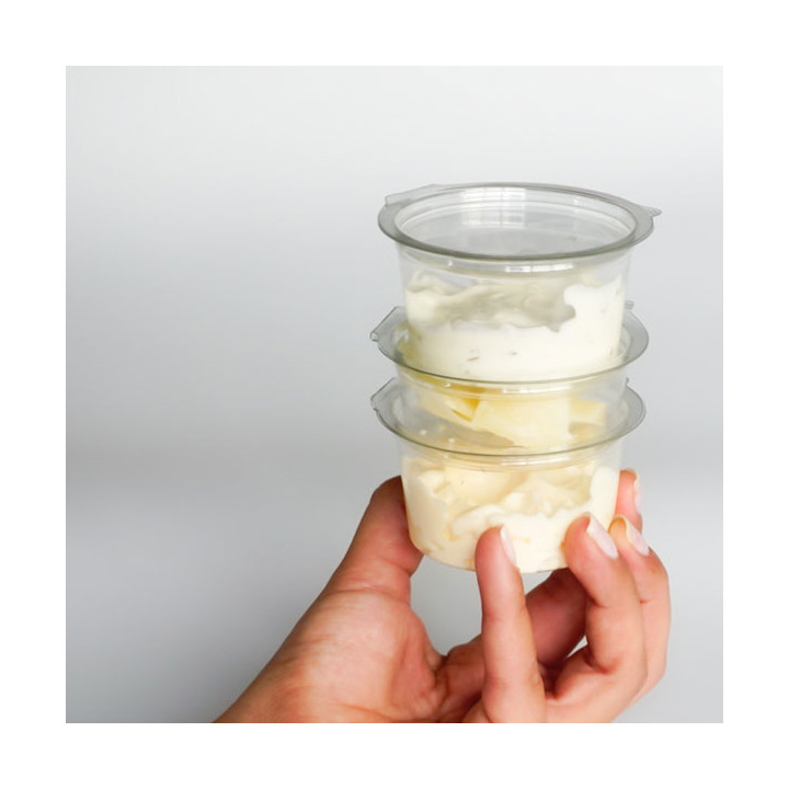 Plastic Container APET Round shape Transparente 50ml Ø7cm (50 Units)