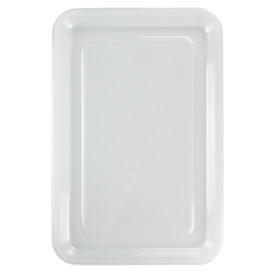 Plastic Tray RPET Transparent 35x24cm (10 Units) 
