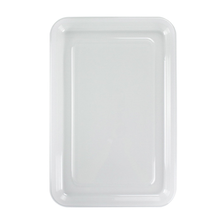 Plastic Tray RPET Transparent 35x24cm (50 Units) 
